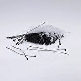 Fuyaku 3" Elle Geçmeli Tırtıklı Kılçık Etiketleme Plastiği Siyah (1.000 Adet)