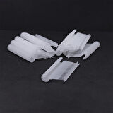 Fuyaku 35 MM Hook Pin Açık Kanca Kılçık Etiketleme Plastiği Şeffaf (5.000 Adet)