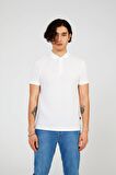 The Crow FATHER BASIC POLO BEYAZ Erkek Tshirt