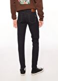 The Crow Normal Bel Dar Koyu Mavi Erkek Denim Pantolon TC5002