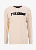 The Crow Bisiklet Yaka Ekru Erkek Sweatshırt TC1947_CROW