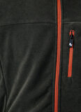 The Crow Normal Yağ Yeşili Erkek Sweat Şort TAM FERMUARLI