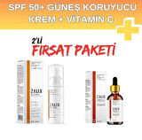 2'li Fırsat Paketi - Güneş Koruyucu Krem ve Vitamin C
