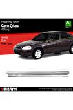 Honda Civic Krom Cam Çıtası 4 Prç 1998-2002
