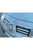 Renault Megane 2 Uyumlu Krom Ön Panjur 6 Prç 2004-2005