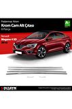 Renault Megane 4 Sd Krom Cam Çıtası 6 Prç. 2016 Üzeri