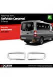 S-dizayn Mercedes Sprinter W906 Krom Arka Reflektör Çıtası 2 Prç. 2013-2018