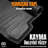 S-Dizayn Fiat Egea Sedan 3D Pro Bagaj Havuzu Alt Bagaj 2015-2020 A+ Kalite