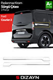 S-Dizayn Ford Courier Krom Sürgülü Kapı Çıtası 2 Prç. 2023 Üzeri A+ Kalite