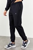 Lacivert Casual O Yaka Lastik Paça Erkek Oversize Eşofman Takımı - 85120 | S