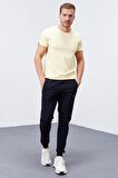 Lacivert Fermuar Cepli Standart Kalıp Jogger Erkek Eşofman Alt - 84651 | XL