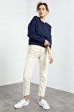 İndigo Basic Rahat Form O Yaka Kadın Sweatshirt - 97114 | XL
