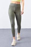 Çağla Yüksek Bel Toparlayıcı Slim Fit Dar Paça Kadın Tayt  - 94568 | M