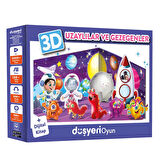 Düşyeri Oyun 3D Figürlü Puzzle Uzaylılar Ve Gezeğenler 3D Oyun