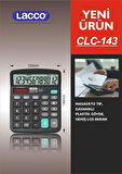 CLC-143 LACCO HESAP MAKİNESİ 120*149 MM