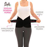 Bamboo Premium Doğum Sonrası Korse Siyah XL/XXL