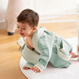 Owli LoveLayers 4 Kat Müslin Bornoz Mint Yeşili