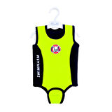 Owli Swimwarm Üşütmeyen Bebek Mayosu Neon Sarı - Siyah