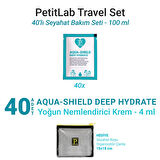 PetitLab Travel Set 40'lı Şase Nemlendirici Krem *Organizatör Çanta Hediyeli 