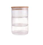 Bambum Tade 3 Katlı Cam Saklama Kabı B0797