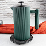 Taşev Bambum Taşev Linden Döküm French Press 800 ml Yeşil