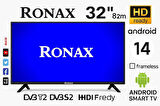 Ronax 32" 82 Ekran Uydu Alıcılı Android Smart LED TV