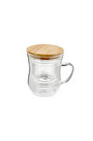 Brew - Süzgeçli Cam Çay Bardağı 400ml