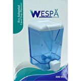 Wespa Plastik Şeffaf Sıvı Sabun Dispenseri 500 ml. x 10 Adet