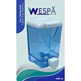 Wespa Plastik Şeffaf Sıvı Sabun Dispenseri 1000 ml. x 5 Adet