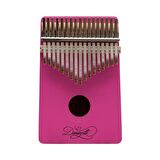 Kalimba Full Set - Hediye Paketi- Stant-Parmak Koruyucu  Pembe