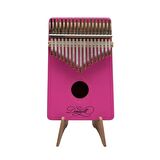 Kalimba Full Set - Hediye Paketi- Stant-Parmak Koruyucu  Pembe