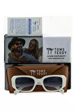 Toms Teddy Polarize/uv Güneş Gözlüğü Kemik Kadın Güneş Gözlükleri Tt6024c701p
