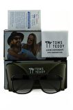 Toms Teddy Polarize Uv Güneş Gözlüğü Kemik Erkek Güneş Gözlükleri Tt6021c104m