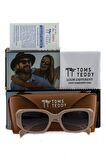 Toms Teddy Polarize/uv Güneş Gözlüğü Kemik Kadın Güneş Gözlükleri Tt6024c204p