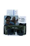 Toms Teddy Polarize/uv Metal Güneş Gözlüğü Koyu Gümüş Tt1016c102