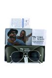 Toms Teddy Unisex Polarize Güneş Gözlüğü 1022 C101 - 55