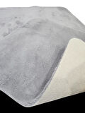 2 Lİ BANYO PASPASI KLOZET SET PUFF GRİ