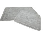 2 Lİ BANYO SETİ LOTUS GRİ
