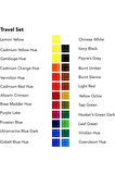 Daler Rowney Aquafine 24'lü Yarım Tablet Suluboya Seti Canson Montval Suluboya Defteri 18x25cm 300gr