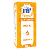 One Up D3 Vitamini 1000 IU 20 mL Damla - AROMASIZ