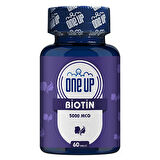 One Up Biotin 5000 Mcg 60 Tablet - AROMASIZ