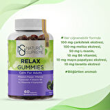Nature's Supreme Relax Gummies 60 Çiğnenebilir Form - BÖĞÜRTLEN