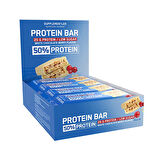 Supplementler.com %50 Protein Bar 50 Gr 12 Adet - BEYAZ ÇİKOLATA-ORMAN MEYVELERİ