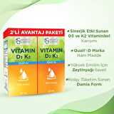 Nature's Supreme Vitamin D3 + K2 Damla 2 x 20 mL - AROMASIZ
