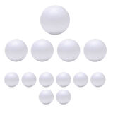 Puti Strafor Köpük Top Karışık Boy 6,5 cm-5 cm-3 cm 13 Adet (KOD : 06352)