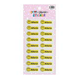 Puti Shine Sticker - Gülen Yüz  Aferin (11264)