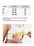 Liona Kadın Siyah Bisiklet Yaka Asimetrik Crop Top Büstiyer