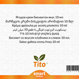 Çilek Kremalı Bisküvi Aroması 10 ml