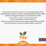 Koyu Kırmızı Gıda Renklendiricisi Sıvı Suda Çözünür E129 30 ml
