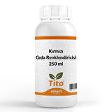 Kırmızı Gıda Renklendiricisi Boyası Sıvı Suda Çözünür E124 250 ml